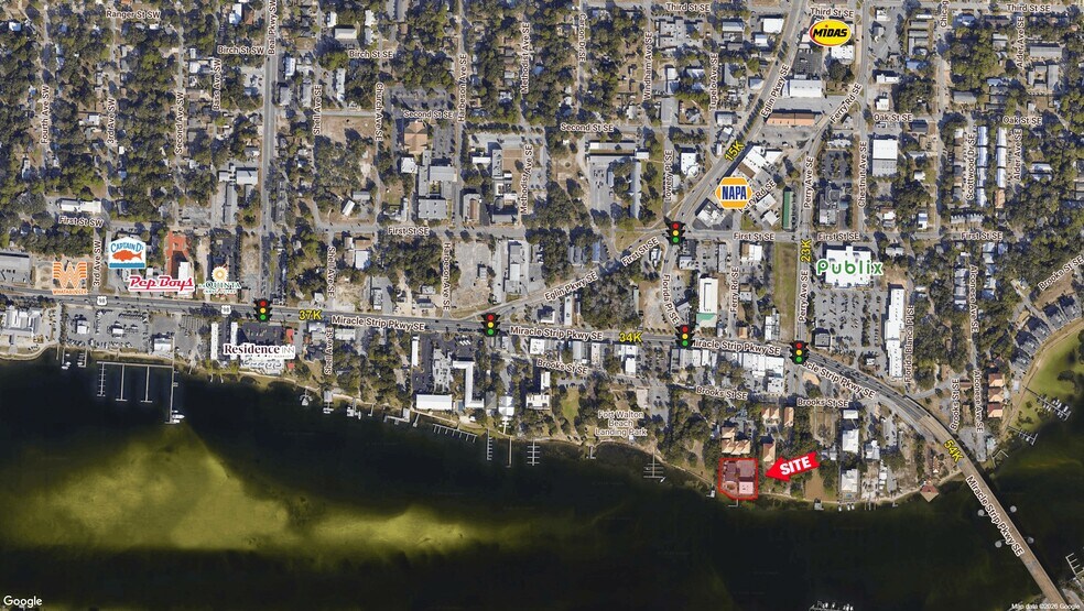 161 Brooks St SE, Fort Walton Beach, FL à vendre - Aérien – Image 2 sur 3