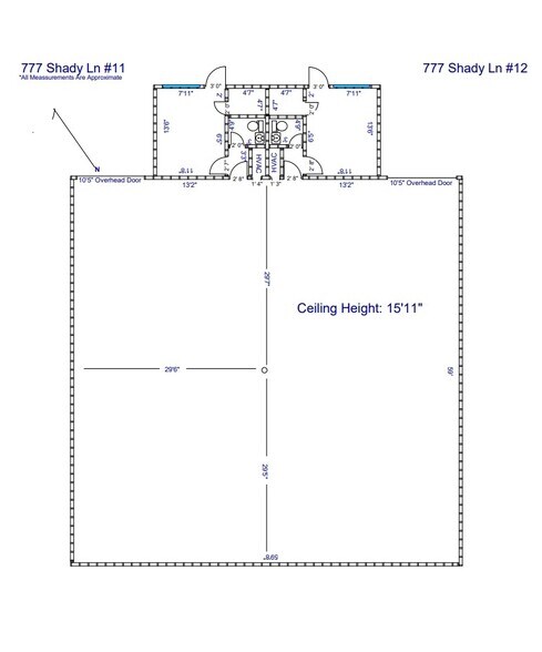 777 Shady Ln, Austin, TX à louer - Plan d’étage – Image 3 sur 13