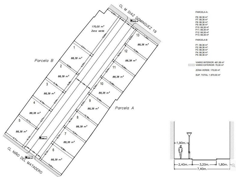 Terrain dans El Puerto de Santa María, Cádiz à vendre - Plan de site – Image 1 sur 2