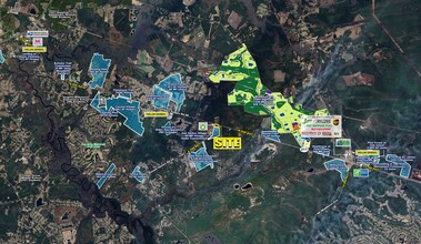 Southport-Supply Rd SE & Sunset Harbor Rd SE SE, Bolivia, NC - Vue aérienne vue de carte - Image1