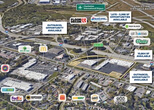 6185 Rivers Ave, Charleston, SC - Vue aérienne  vue de carte