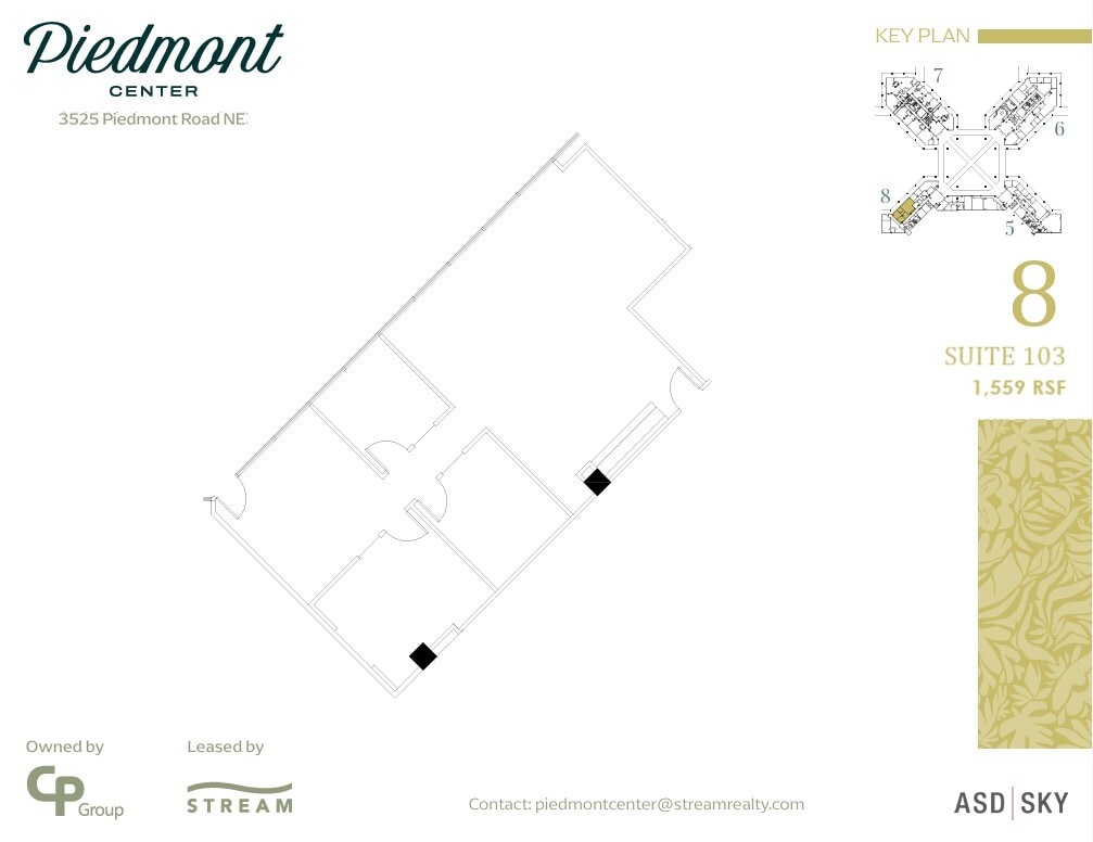 3495 Piedmont Rd NE, Atlanta, GA à louer Plan d’étage– Image 1 sur 1