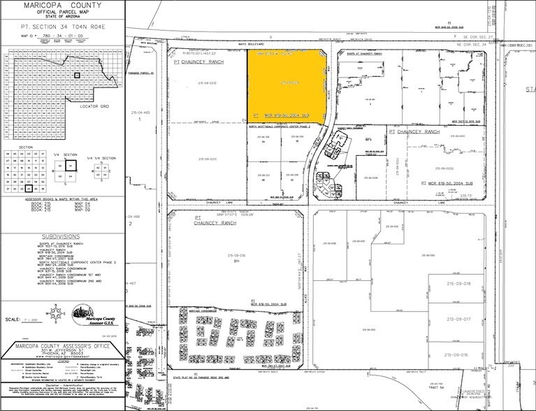 18500 N Allied Way, Phoenix, AZ à louer - Plan cadastral – Image 2 sur 7