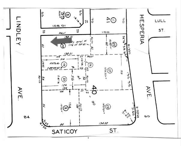7620 Lindley Ave, Reseda, CA à vendre - Plan cadastral – Image 2 sur 4
