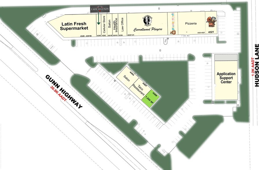 4303-4349 Gunn Hwy, Tampa, FL à louer - Photo de l’immeuble – Image 2 sur 12