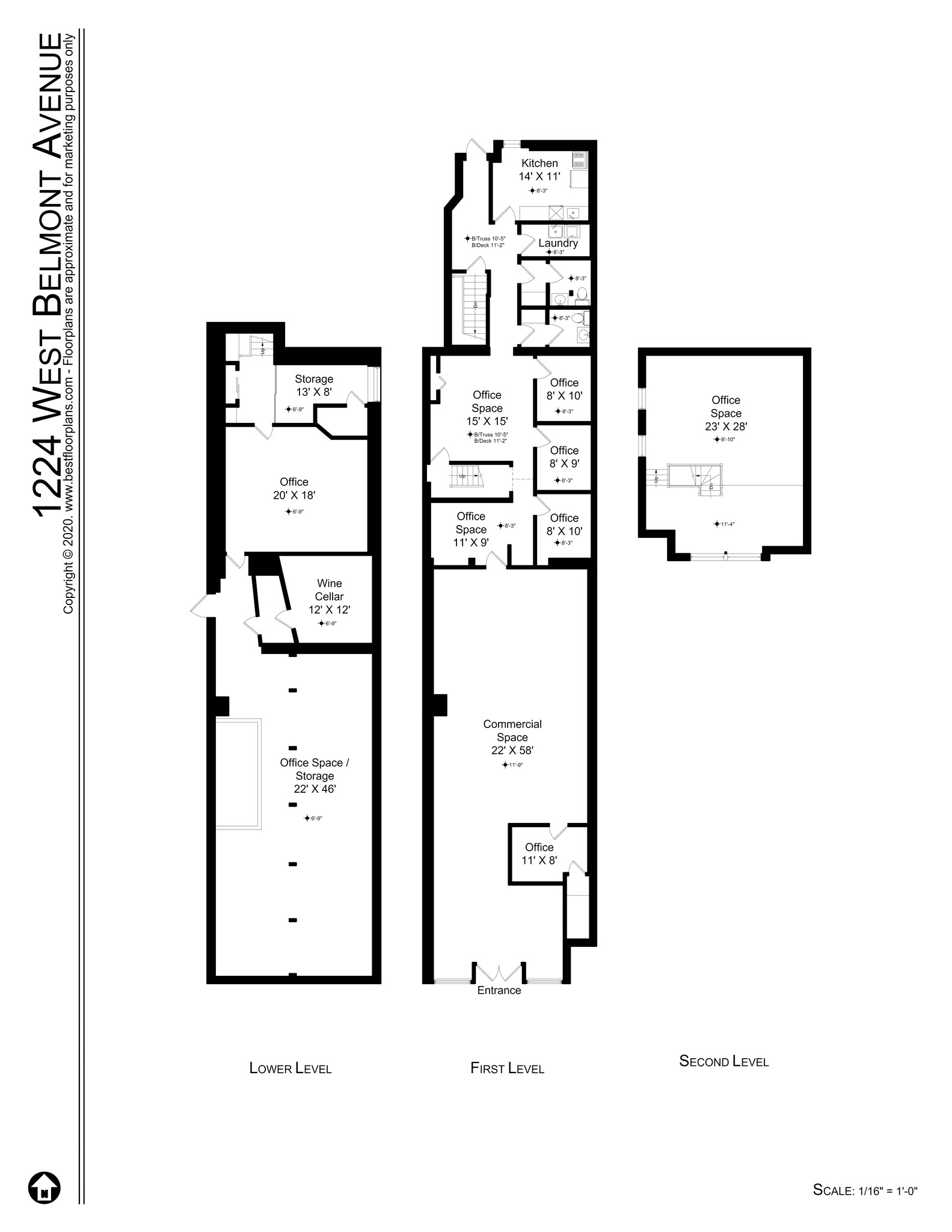 1224 W Belmont Ave, Chicago, IL à louer Plan de site– Image 1 sur 23