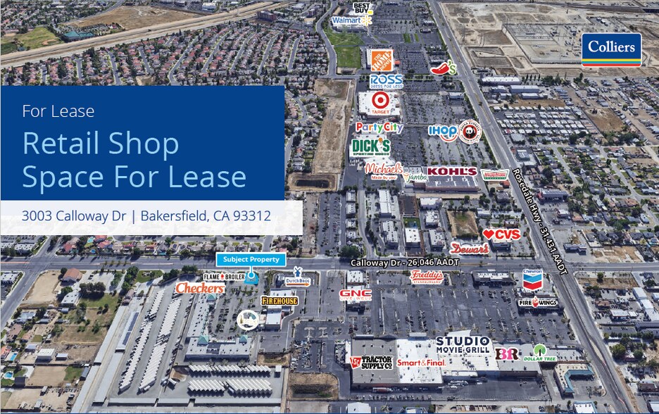 3003 Calloway Dr, Bakersfield, CA à louer - Photo de l’immeuble – Image 1 sur 2