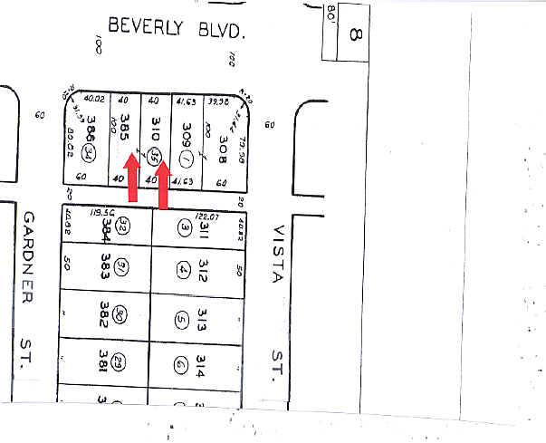 7466 Beverly Blvd, Los Angeles, CA à louer - Plan cadastral – Image 2 sur 11
