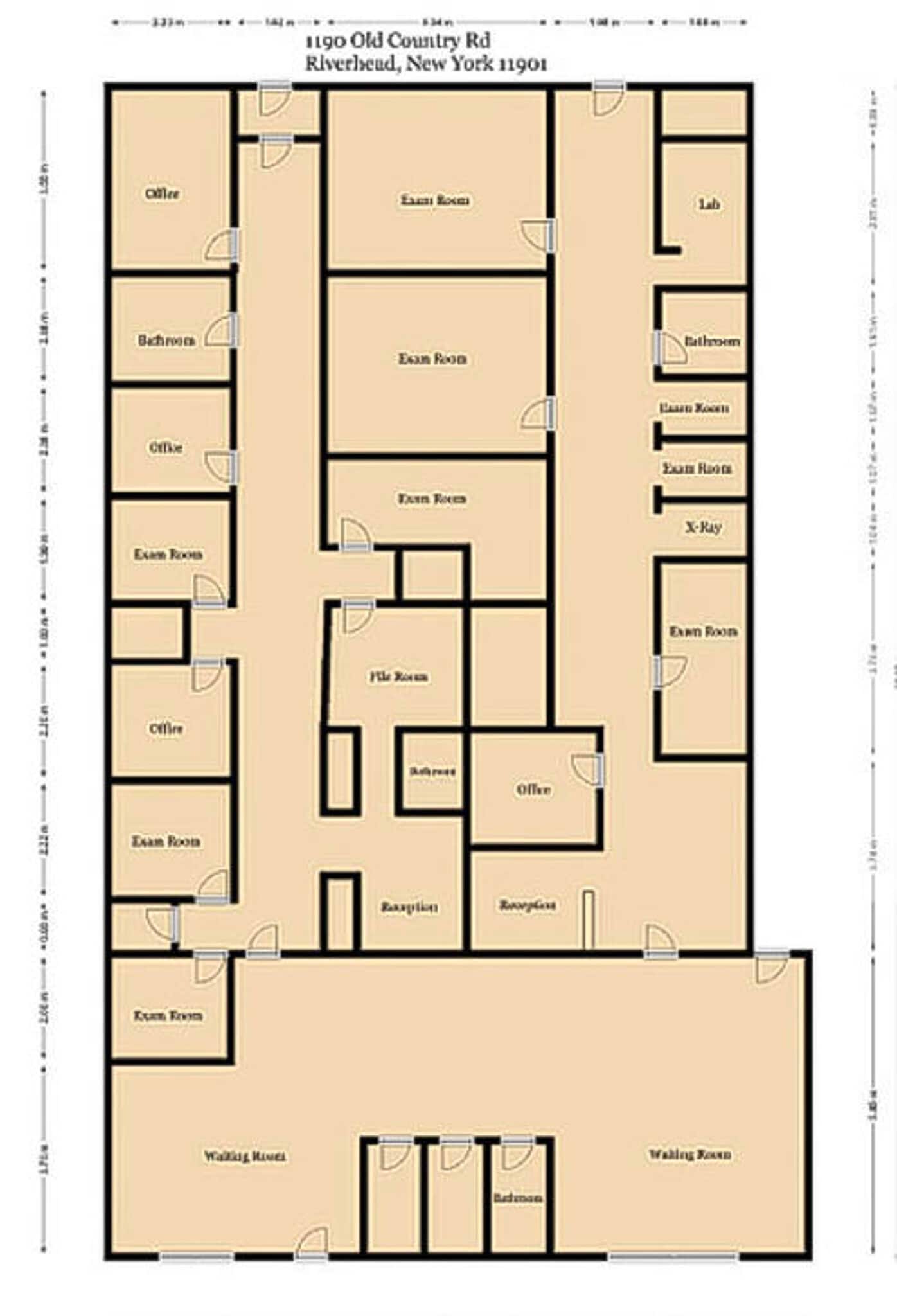 1190 Old Country CR-58 Rd, Riverhead, NY à louer Plan d’étage– Image 1 sur 1