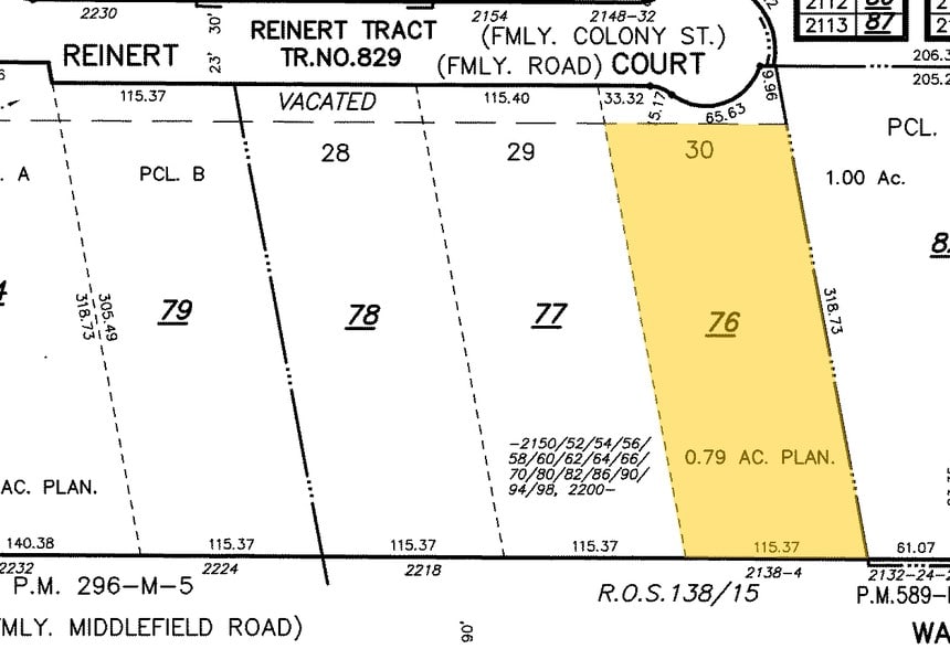 2134 Old Middlefield Way, Mountain View, CA à louer - Plan cadastral – Image 2 sur 5