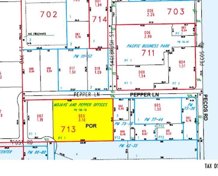 3255 Pepper Ln, Las Vegas, NV à louer - Plan cadastral – Image 3 sur 8