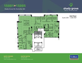 15005 Shady Grove Rd, Rockville, MD à louer Plan d’étage– Image 1 sur 1