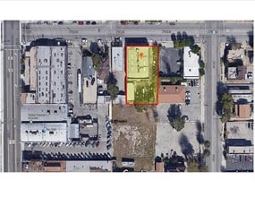 431 W 10th St, San Bernardino, CA - Vue aérienne vue de carte