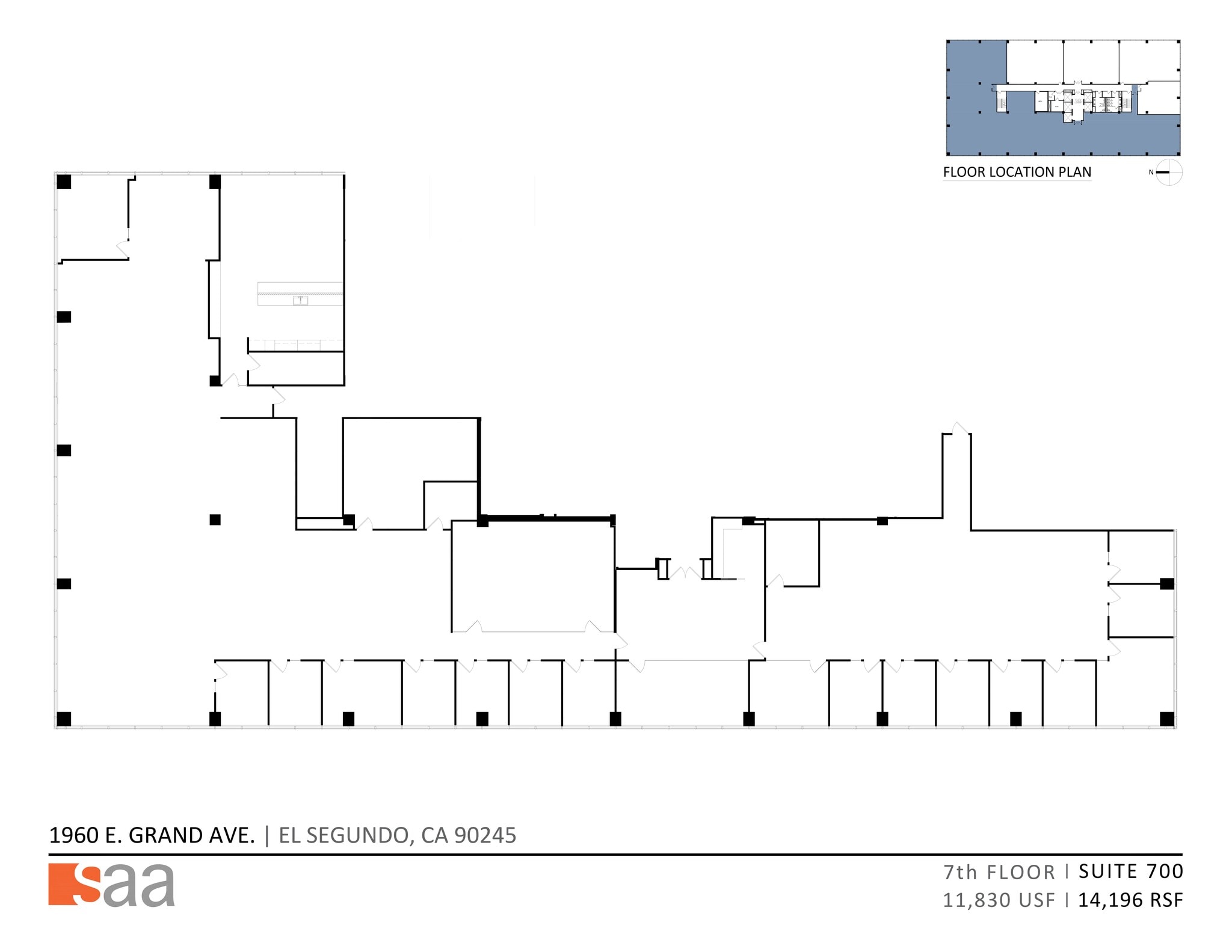1960 E Grand Ave, El Segundo, CA à louer Plan de site– Image 1 sur 1