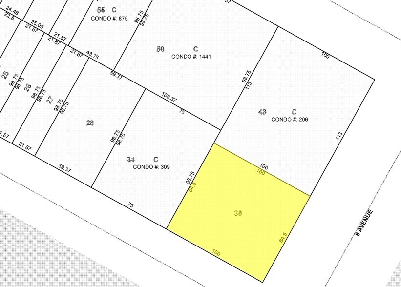 239 8th Ave, New York, NY à louer - Plan cadastral – Image 2 sur 6