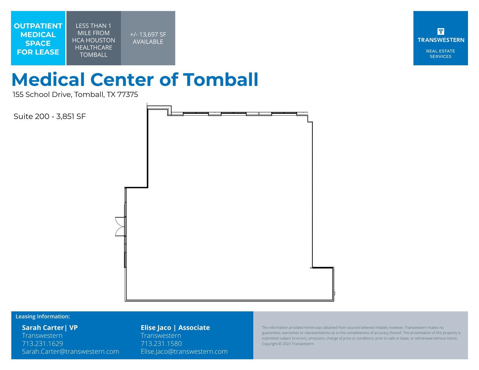 155 School St, Tomball, TX à louer Plan d’étage– Image 1 sur 1
