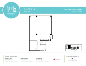 225 E John Carpenter Fwy, Irving, TX à louer Plan d’étage– Image 1 sur 1