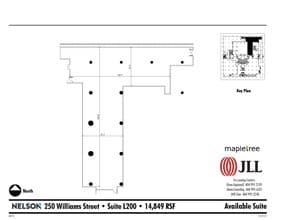 250 Williams St NW, Atlanta, GA à louer Plan d’étage– Image 1 sur 2