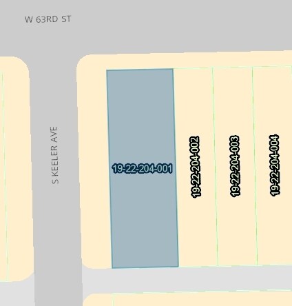 6301 S Keeler Ave, Chicago, IL à vendre - Plan cadastral – Image 3 sur 6