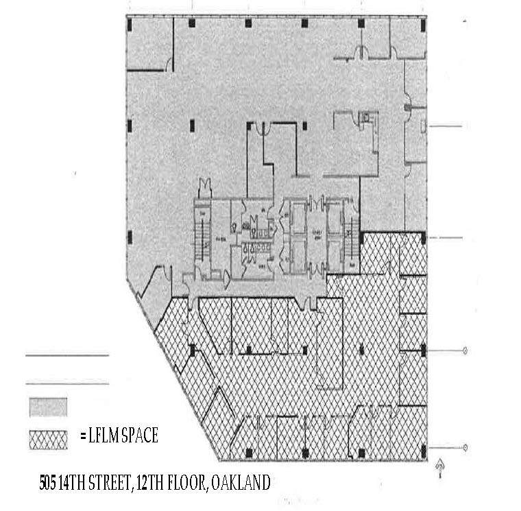 505 14th St, Oakland, CA à louer Plan d’étage– Image 1 sur 5