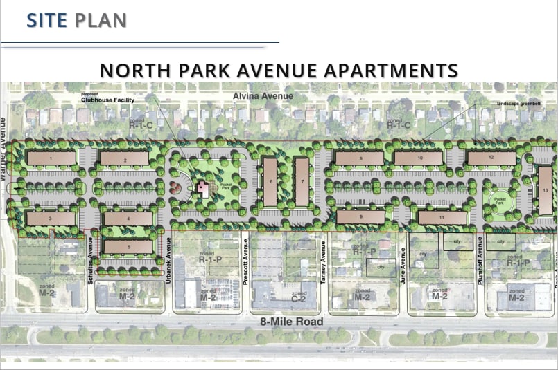3127 Maple St, Warren, MI à vendre - Plan de site – Image 2 sur 4