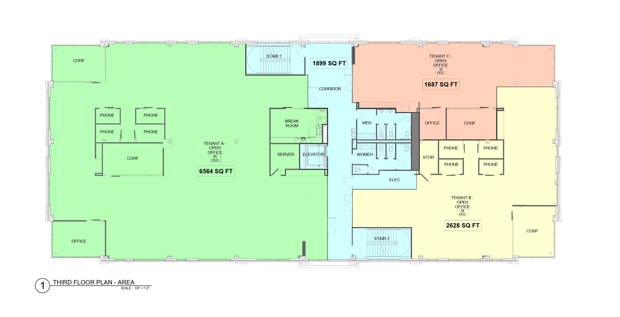 6751 Parker Farm Dr, Wilmington, NC à louer Plan d’étage– Image 1 sur 8