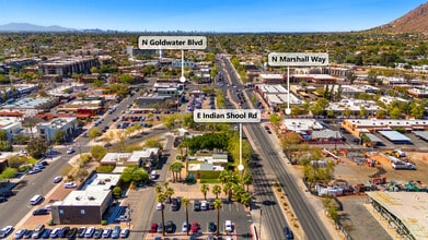 7101 E Indian School Rd, Scottsdale, AZ - VUE AÉRIENNE  vue de carte