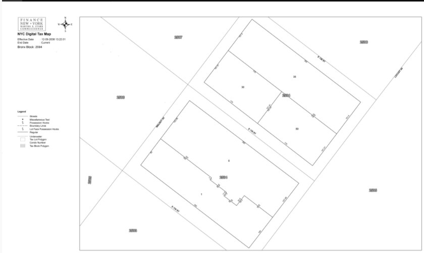 901-909 E 135th St, Bronx, NY à louer - Plan cadastral – Image 3 sur 3