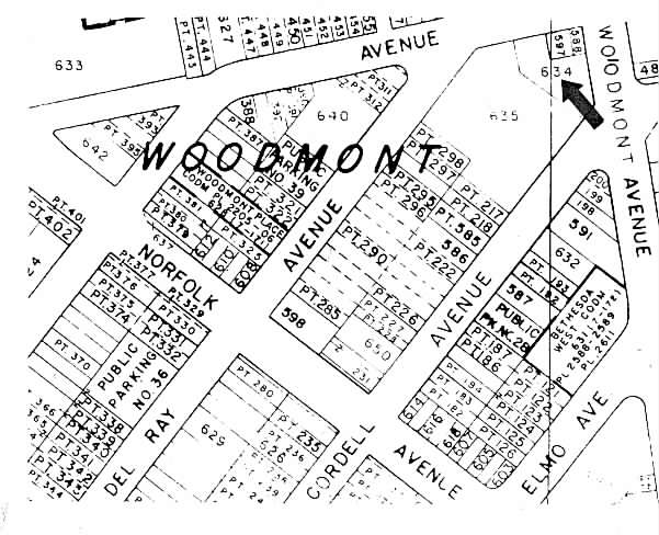 4825 Cordell Ave, Bethesda, MD à louer - Plan cadastral – Image 2 sur 3