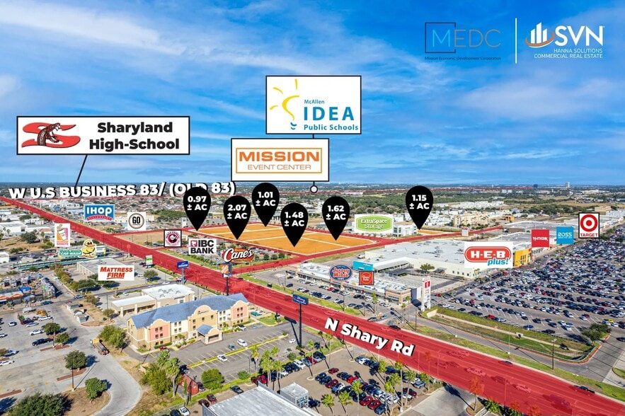2401 Victoria Ave, Mission, TX à vendre - Aérien – Image 1 sur 11
