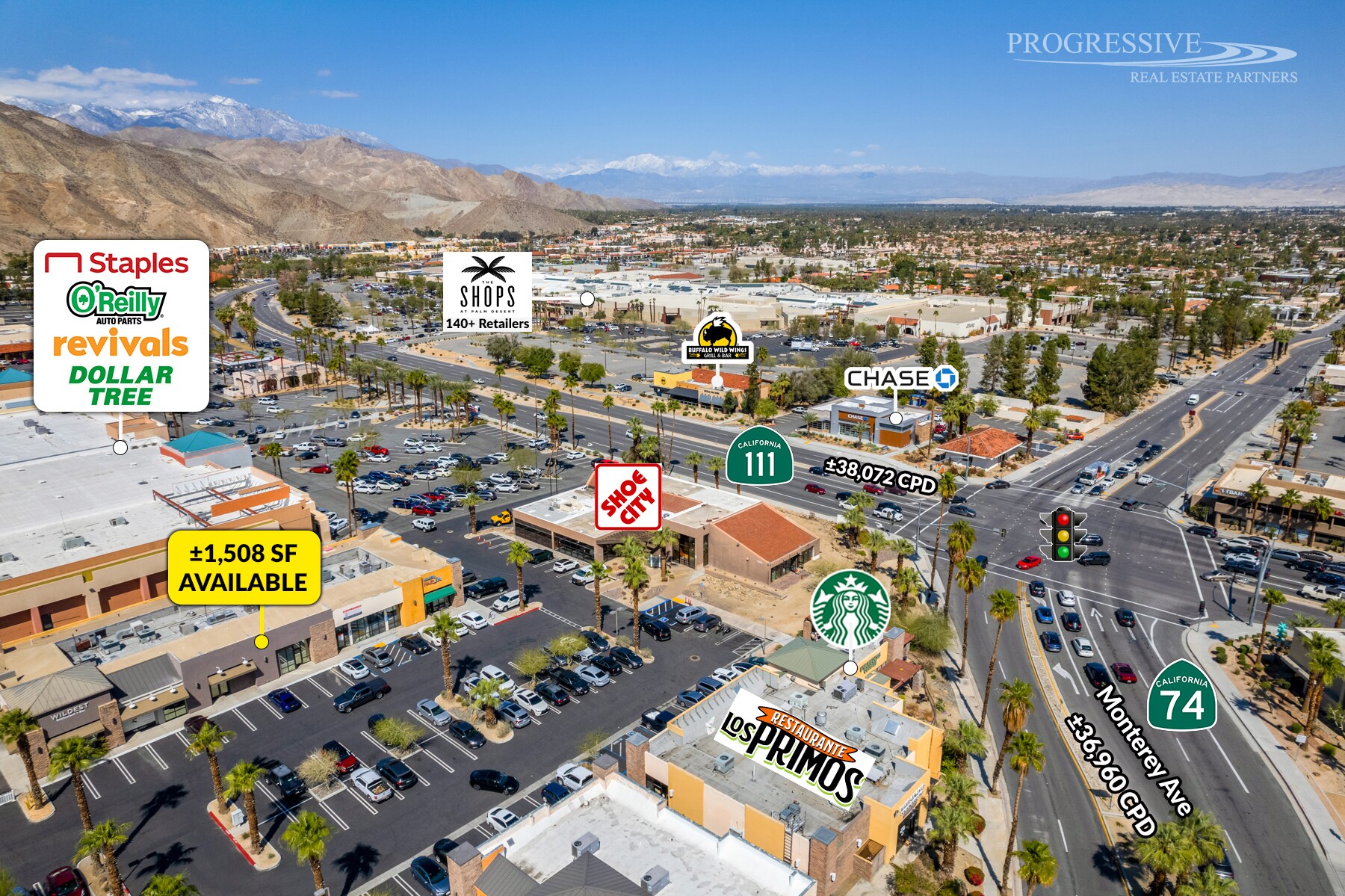 72990 El Paseo, Palm Desert, CA à louer Photo de l’immeuble– Image 1 sur 4