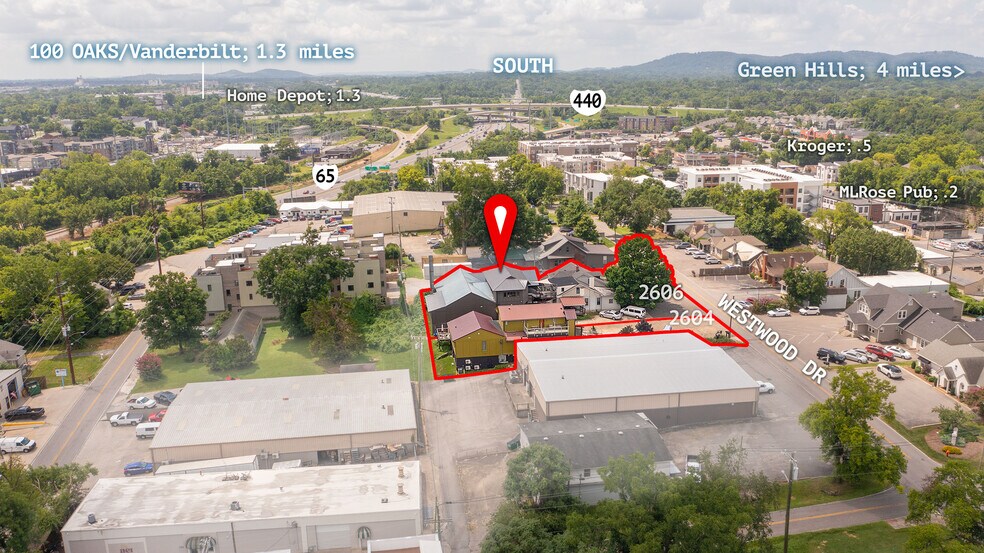 2606 Westwood Dr, Nashville, TN à vendre - Aérien – Image 3 sur 41