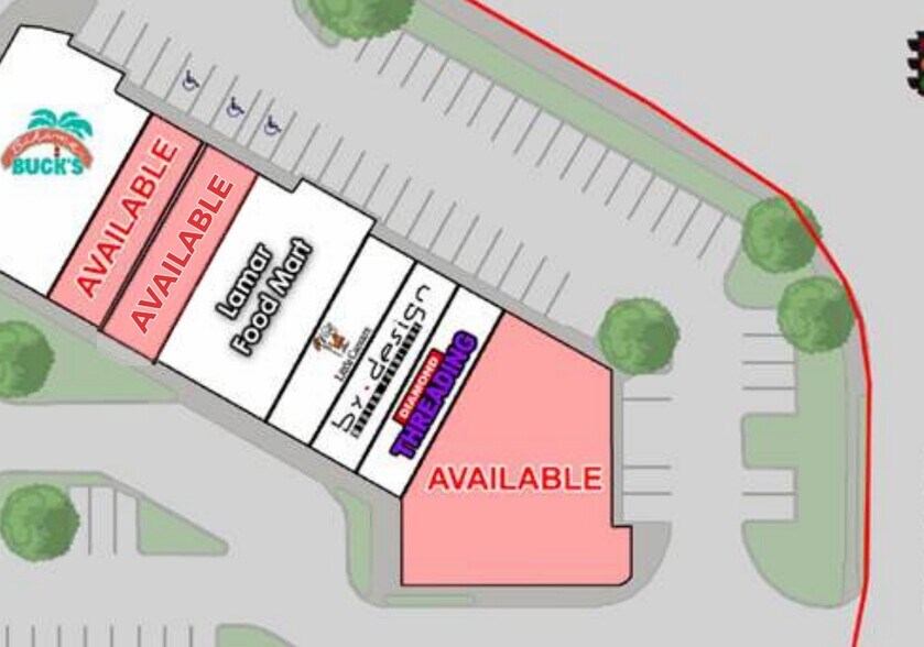 1630 E Lamar Blvd, Arlington, TX à louer - Plan de site – Image 3 sur 4