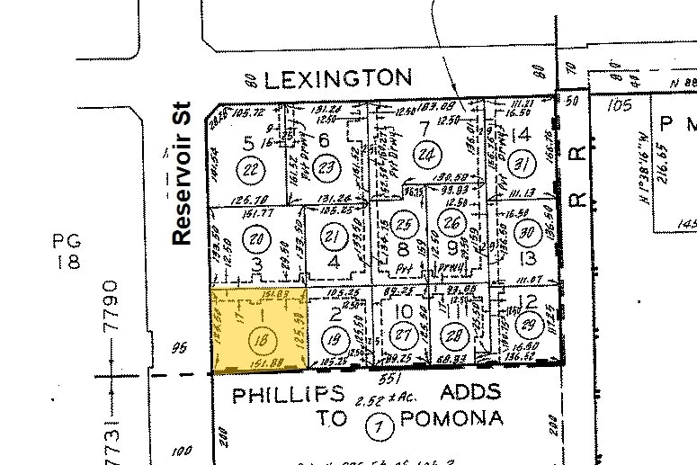 1218 E Lexington Ave, Pomona, CA à vendre - Plan cadastral – Image 3 sur 11