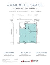 5440 N Cumberland Ave, Chicago, IL à louer Plan d’étage– Image 1 sur 1