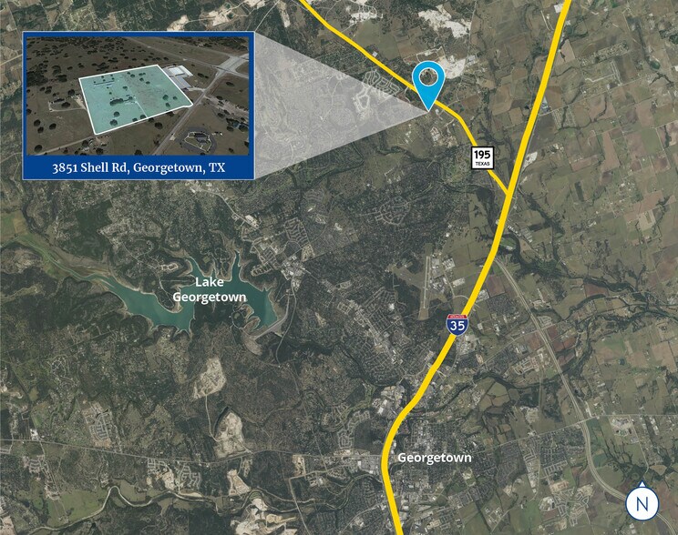 3851 Shell Rd, Georgetown, TX à vendre - Photo de l’immeuble – Image 2 sur 3