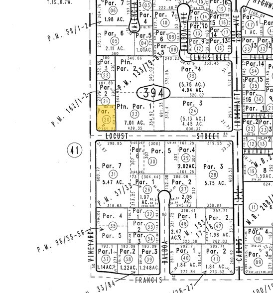 1561 S Vineyard Ave, Ontario, CA à vendre - Plan cadastral – Image 2 sur 14