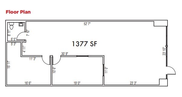 487 S Broadway, Denver, CO à louer Plan d’étage– Image 1 sur 1
