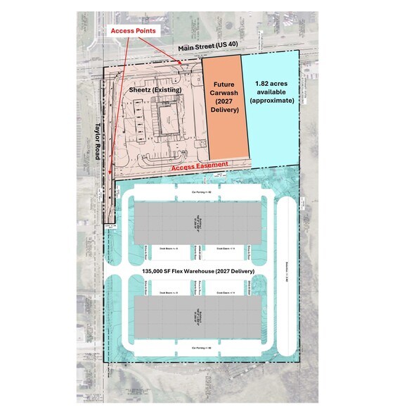 8565 E Main St, Reynoldsburg, OH à vendre - Plan de site – Image 2 sur 3