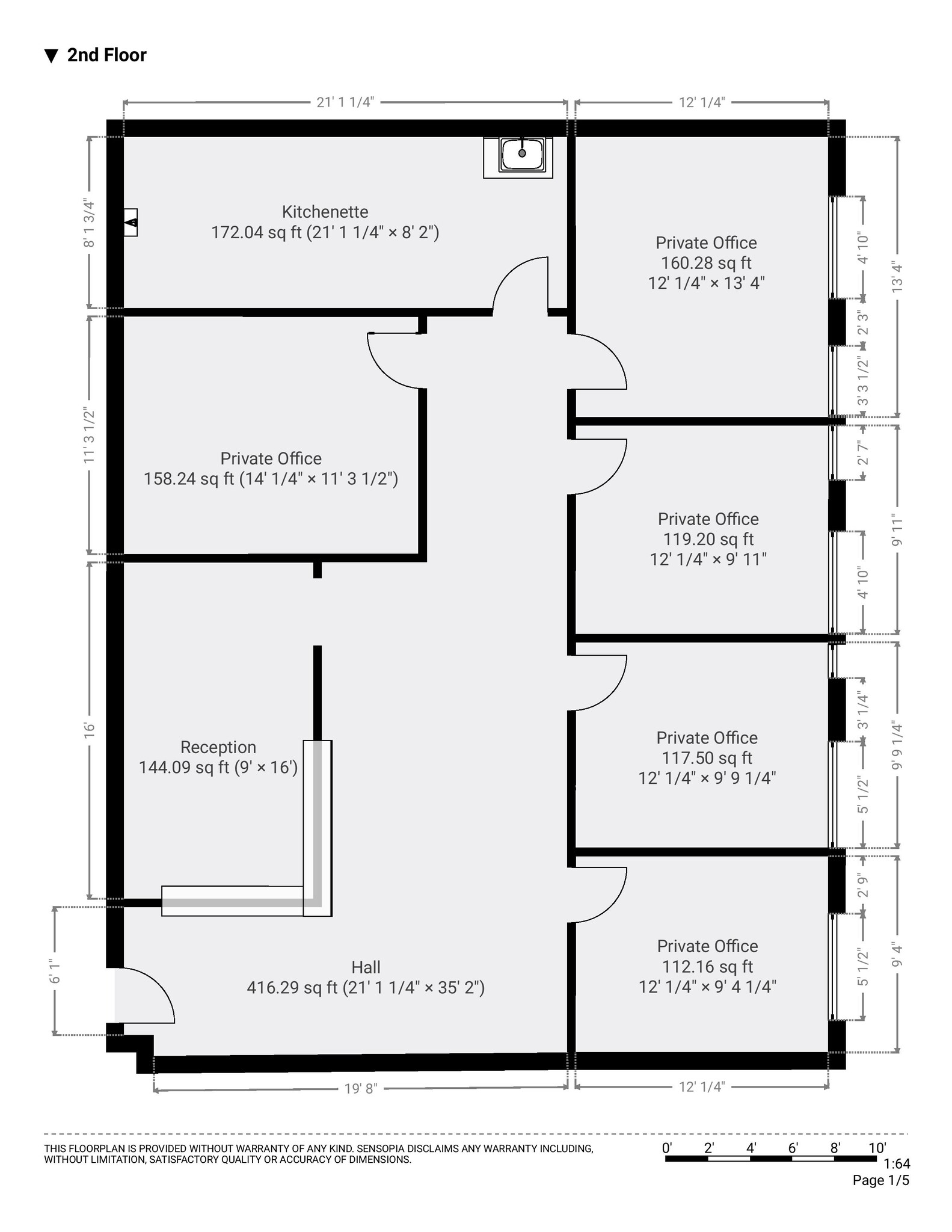 190 Congress Park Dr, Delray Beach, FL à louer Plan d’étage– Image 1 sur 1