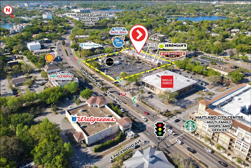 481 S Orlando Ave, Maitland, FL à louer - Aérien – Image 2 sur 7