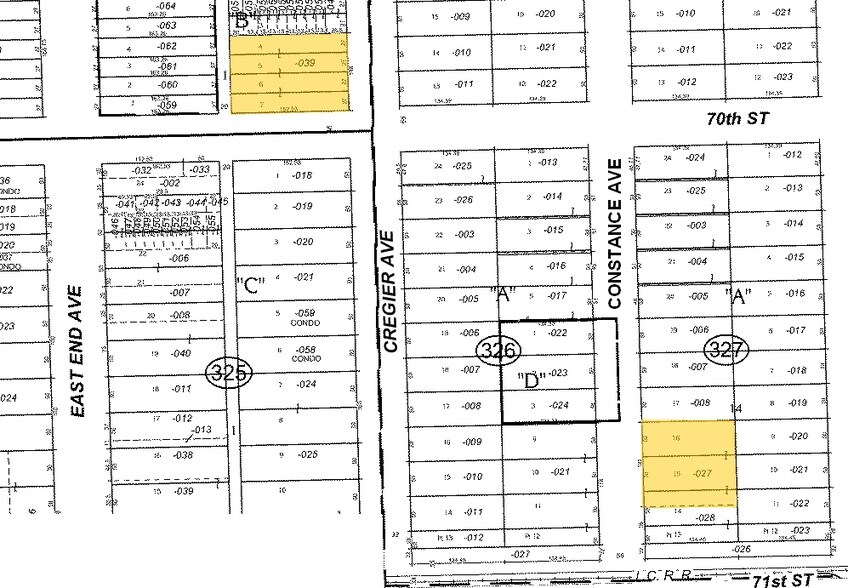 7041-7074 S Constance Ave, Chicago, IL à vendre - Plan cadastral – Image 2 sur 33