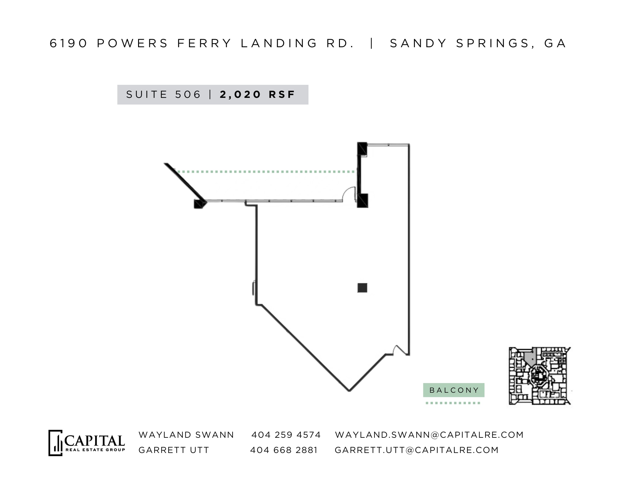 6190 Powers Ferry Landing Rd, Atlanta, GA à louer Plan d’étage– Image 1 sur 1
