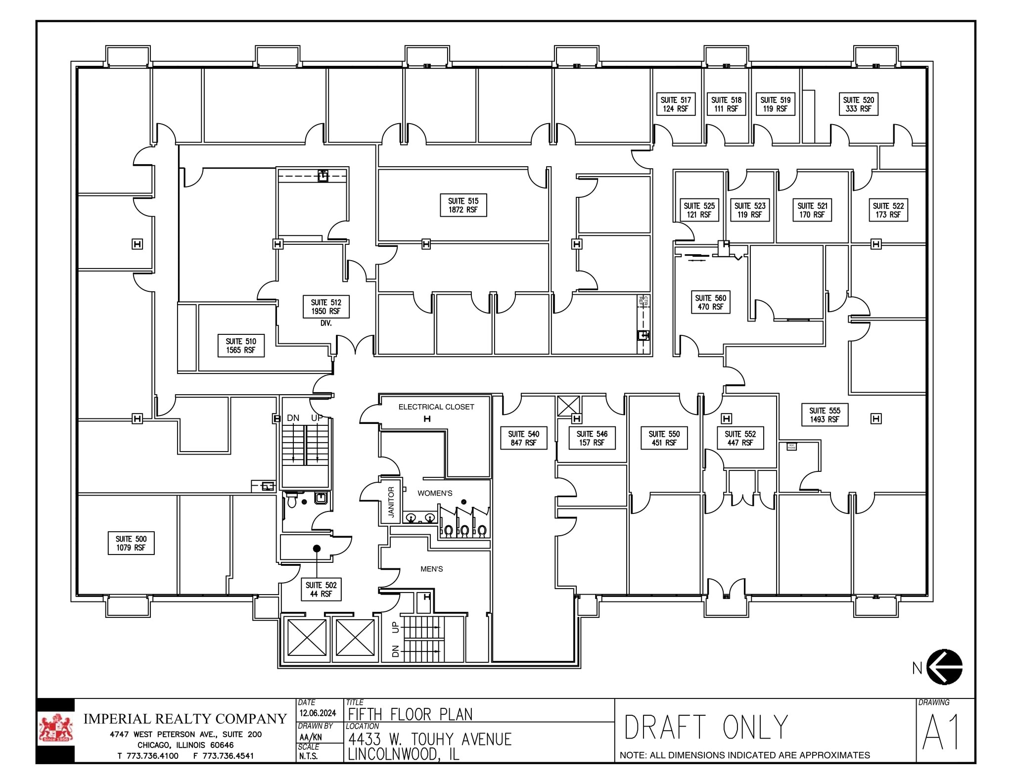 4433 W Touhy Ave, Lincolnwood, IL à louer Plan de site– Image 1 sur 1