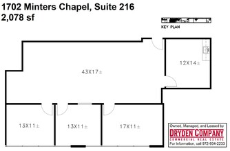 1702 Minters Chapel Rd, Grapevine, TX à louer Plan d’étage– Image 1 sur 1