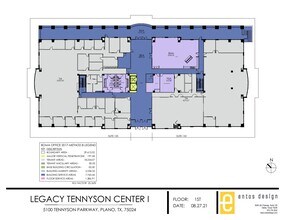 5100 Tennyson Pky, Plano, TX à louer Plan d’étage– Image 2 sur 2