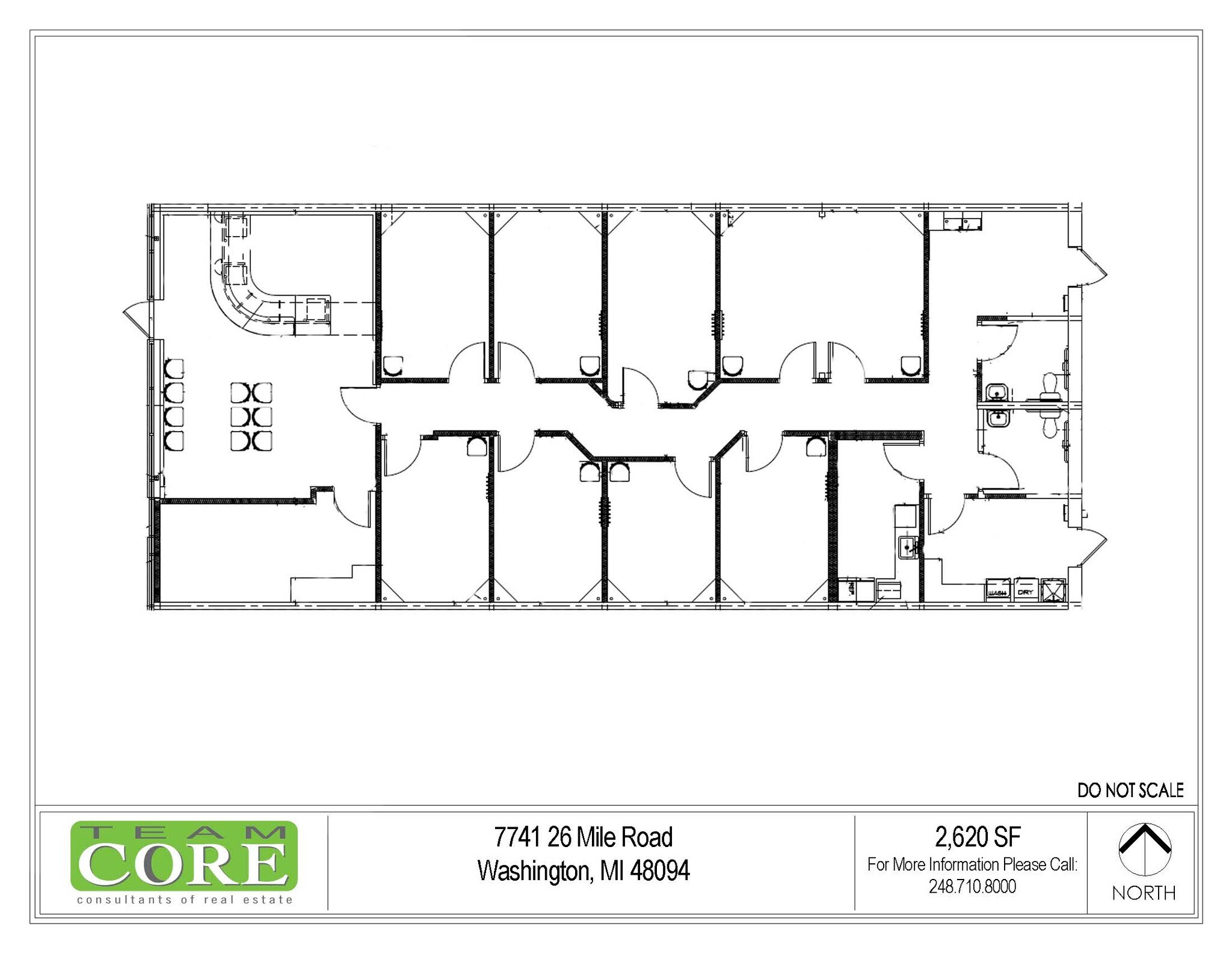 7715-7845 26 Mile Rd, Washington, MI à louer Plan d’étage– Image 1 sur 1