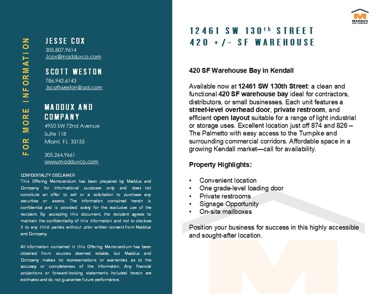 12461-12471 SW 130th St, Miami, FL à louer - Photo de l’immeuble – Image 2 sur 5