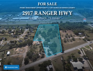 Plus de détails pour 2917 Ranger Hwy, Weatherford, TX - Terrain à vendre
