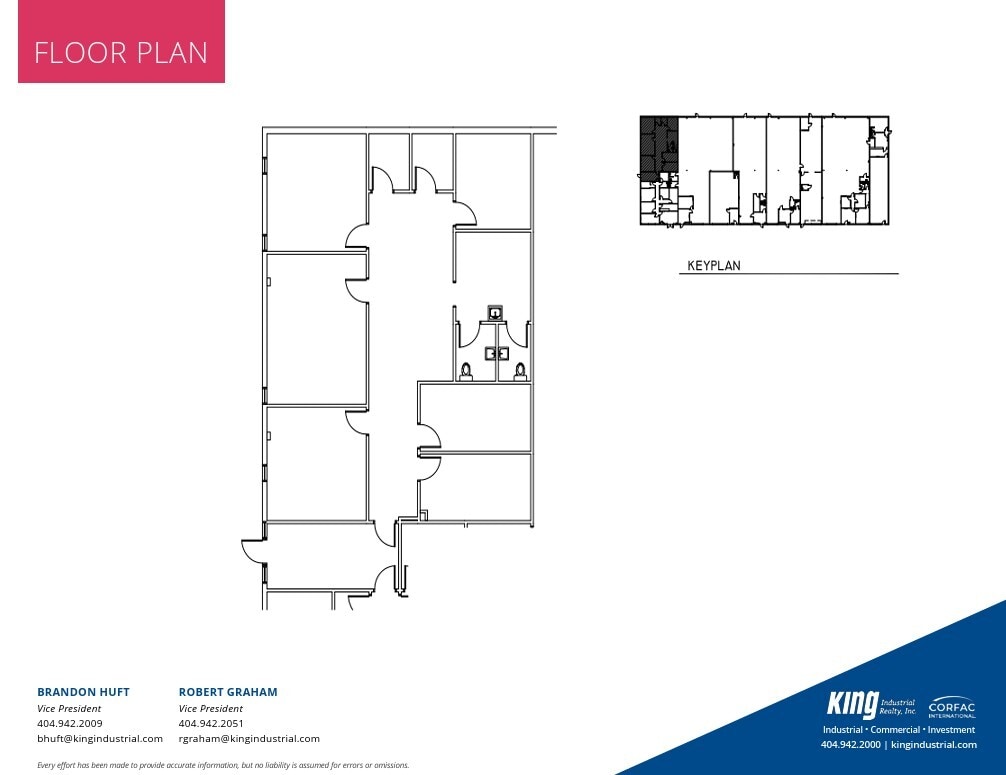 1830 Airport Industrial Park Dr, Marietta, GA à louer Plan d’étage– Image 1 sur 1